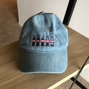 Coke denim cap